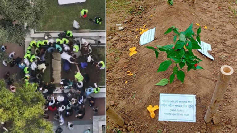 ওসমান হাদির সমাধি দে...