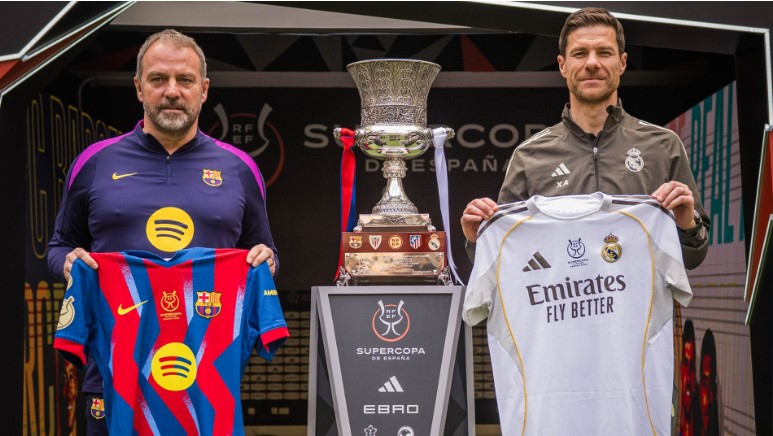 বার্সার রেকর্ড ১৬ আর রিয়ালের ১৪তম স্প্যানিশ সুপার কাপের লড়াই রাতে