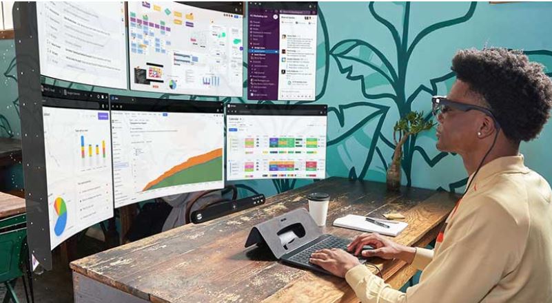 ভার্চুয়াল ডিসপ্লের এআর ল্যাপটপ উন্মোচন সাইটফুলের