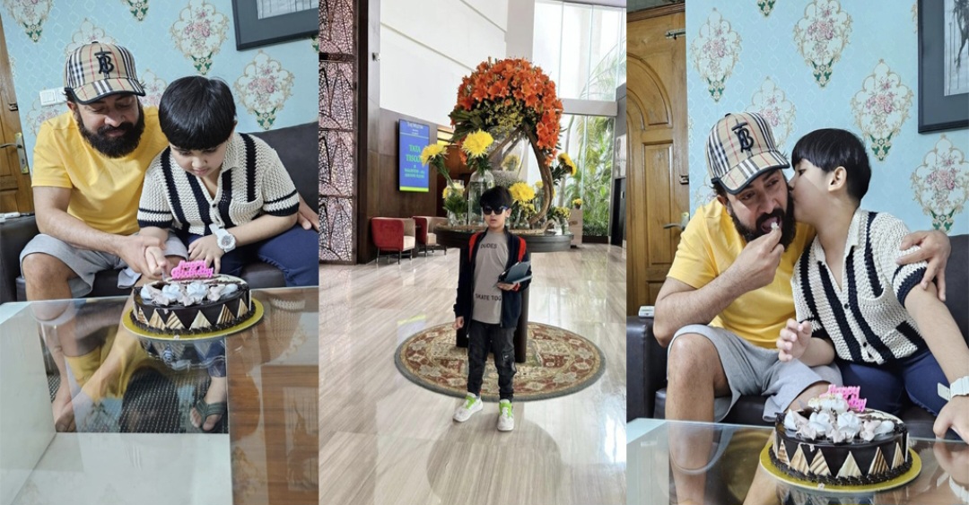 জয়ের জন্মদিনে সুদূর যুক্তরাষ্ট্র থেকে ঢাকায় আসলেন বাবা শাকিব